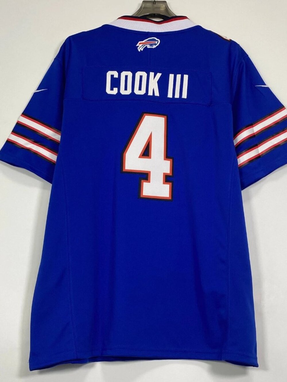 James Cook III White Stitched Jersey Vapor